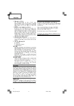 Preview for 14 page of Hitachi SP 18SB Handling Instructions Manual