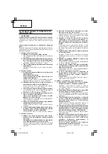 Preview for 20 page of Hitachi SP 18SB Handling Instructions Manual