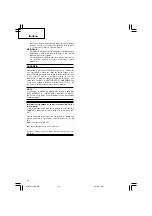 Preview for 24 page of Hitachi SP 18SB Handling Instructions Manual