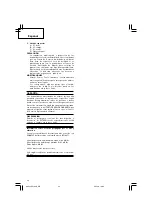 Preview for 34 page of Hitachi SP 18SB Handling Instructions Manual