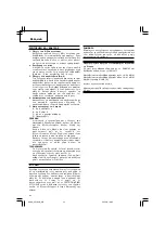 Preview for 44 page of Hitachi SP 18SB Handling Instructions Manual