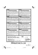 Preview for 52 page of Hitachi SP 18SB Handling Instructions Manual