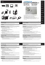 Preview for 1 page of Hitachi SPX-RTH1 Installation Manual