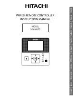 Hitachi SPX-WKT3 Instruction Manual preview