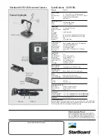 Preview for 2 page of Hitachi StarBoard DCHD-5M Specifications