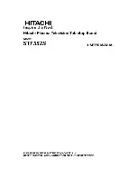 Hitachi STF552S User Manual preview