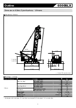 Preview for 6 page of Hitachi Sumitomo 6000SLX Specifications