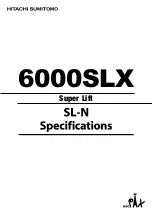 Preview for 53 page of Hitachi Sumitomo 6000SLX Specifications