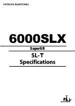 Preview for 85 page of Hitachi Sumitomo 6000SLX Specifications