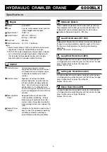 Preview for 87 page of Hitachi Sumitomo 6000SLX Specifications