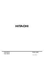 Предварительный просмотр 107 страницы Hitachi Summit RAC-60YH5 Service Manual