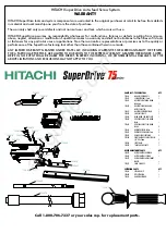 Предварительный просмотр 1 страницы Hitachi SuperDrive 75 Series Quick Start Manual