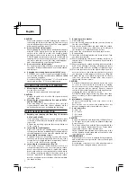 Предварительный просмотр 8 страницы Hitachi SV 12SD Handling Instructions Manual