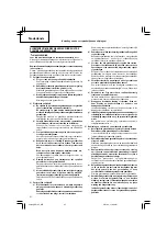 Предварительный просмотр 22 страницы Hitachi SV 12SD Handling Instructions Manual