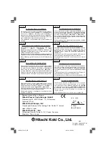 Preview for 44 page of Hitachi SV 12SD Handling Instructions Manual