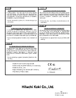 Preview for 21 page of Hitachi SV 12SF Handling Instructions Manual