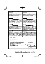 Preview for 92 page of Hitachi SV 12SH Handling Instructions Manual