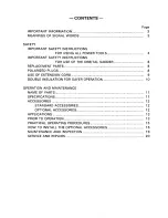 Preview for 2 page of Hitachi SV12SF - 4-3/8" Palm Grip Orbitalsander 1.4Amp 28 0 Instruction Manual