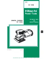 Hitachi SV12SG Technical Data And Service Manual preview