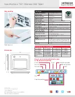 Предварительный просмотр 2 страницы Hitachi TB-1 Specifications