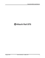 Preview for 8 page of Hitachi TransPortal Installation, Operation, Troubleshooting