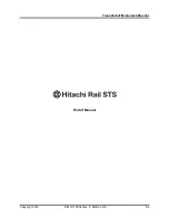 Preview for 54 page of Hitachi TransPortal Installation, Operation, Troubleshooting