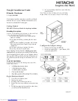 Hitachi Travelstar XP Install Manual preview