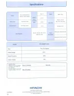 Preview for 20 page of Hitachi Twin-tub PS-99BSP Instruction Manual