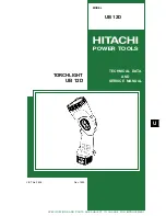 Hitachi UB 12D Technical Data And Service Manual preview
