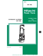 Preview for 1 page of Hitachi UB 12DL Technical Data And Service Manual
