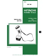 Hitachi UB 18D Technical Data And Service Manual preview