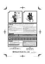 Preview for 2 page of Hitachi UB 18DDL Handling Instructions