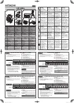 Hitachi UB 18DGL Instruction Manual preview