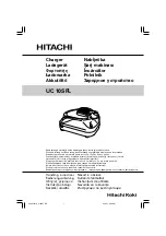 Предварительный просмотр 1 страницы Hitachi UC 10SFL Handling Instructions Manual