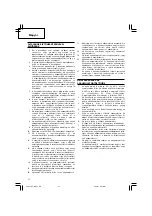 Предварительный просмотр 16 страницы Hitachi UC 10SFL Handling Instructions Manual