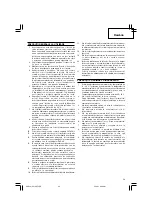 Предварительный просмотр 25 страницы Hitachi UC 10SFL Handling Instructions Manual