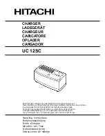 Preview for 1 page of Hitachi UC 12SC Handling Instructions Manual