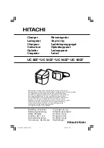 Hitachi UC 12SF Handling Instructions Manual preview