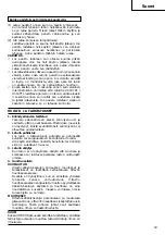 Предварительный просмотр 54 страницы Hitachi UC 18YFL Handling Instructions Manual