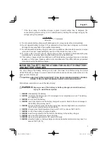 Предварительный просмотр 5 страницы Hitachi UC 18YFSL Instruction And Safety Manual