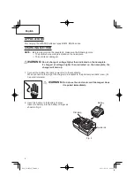 Предварительный просмотр 8 страницы Hitachi UC 18YFSL Instruction And Safety Manual