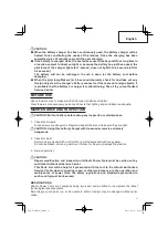 Предварительный просмотр 11 страницы Hitachi UC 18YFSL Instruction And Safety Manual