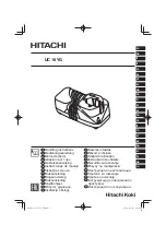 Hitachi UC 18YG Handling Instructions Manual preview