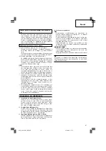 Preview for 38 page of Hitachi UC 18YGL Handling Instructions Manual