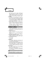 Предварительный просмотр 20 страницы Hitachi UC 18YGL2 Handling Instructions Manual