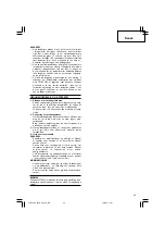 Предварительный просмотр 35 страницы Hitachi UC 18YGSL Handling Instructions Manual