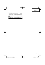 Preview for 41 page of Hitachi UC 18YK Handling Instructions Manual