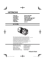 Hitachi UC 18YKL Handling Instructions Manual preview