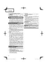 Preview for 44 page of Hitachi UC 18YKL Handling Instructions Manual