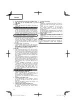 Preview for 48 page of Hitachi UC 18YKL Handling Instructions Manual